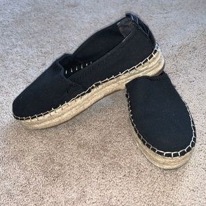 Platform loafer shoes
